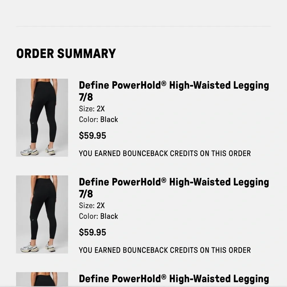 Fabletics PowerHold Leggings - Size 2X - Picture 8 of 8